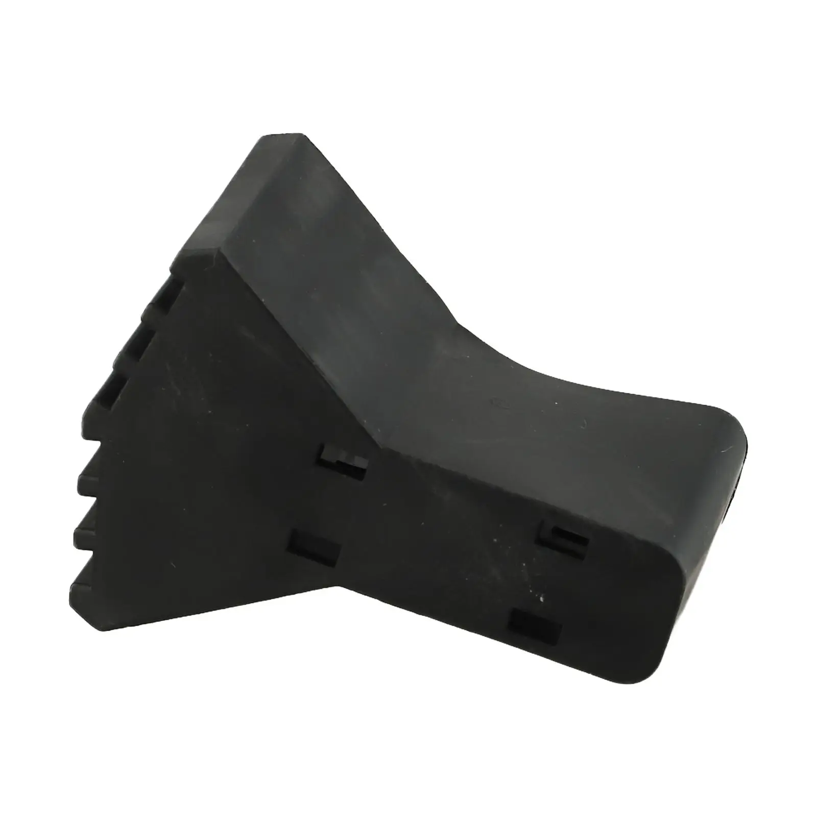Non-Slip Rubber Ladder and Furniture Leg Protectors - Set of 4/6, Black