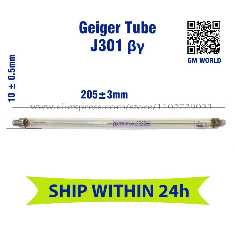 J707 smallest Geiger tube use for portable Geiger counter nuclear radiation detector