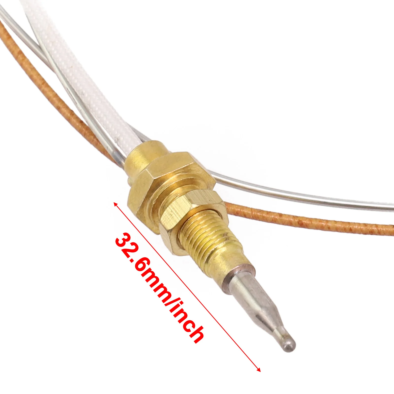 Gas Stove Burner Cooker Thermocouple Copper Wire Replace Fireplace Parts 35mm 40mm 70mm Stove Thermocouple gas thermocouple valve