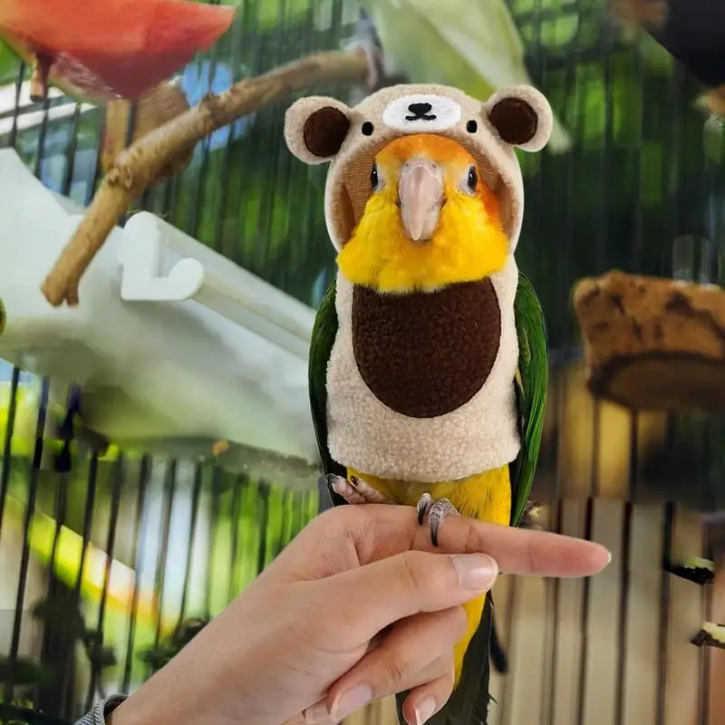 Bird Costume Cockatiel Costume Parrot Cloth Warm Parrot Cloak