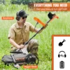VEVOR Professional Rechargeable Metal Detector 12" IP68 Waterproof Coil 39-50 in Adjustable with LCD 7Modes for Treasure Hunting 6