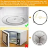 Microwave Plate Spare Microwave Dish Durable Universal Microwave Turntable Glass Plate Round Replacement Plate 4
