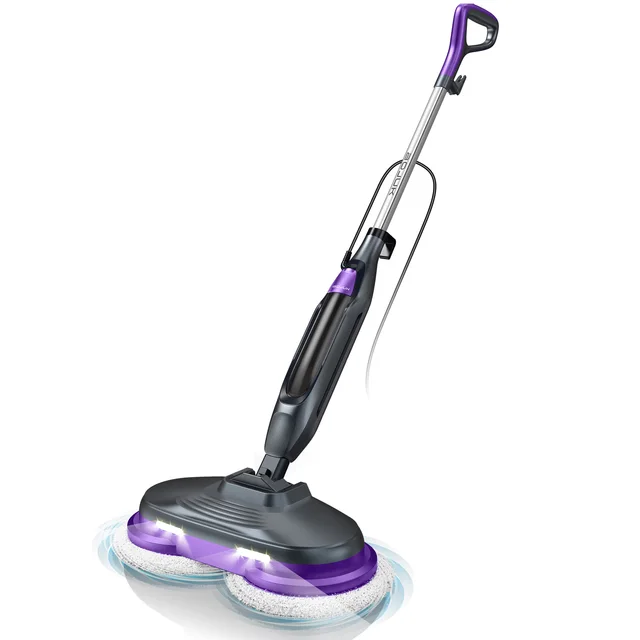 Electric Steam Mop - Wet & Dry Floor Cleaner with High Temperature Steam, Vacuum Function (Multi-Surface, Fast Drying)​ 1