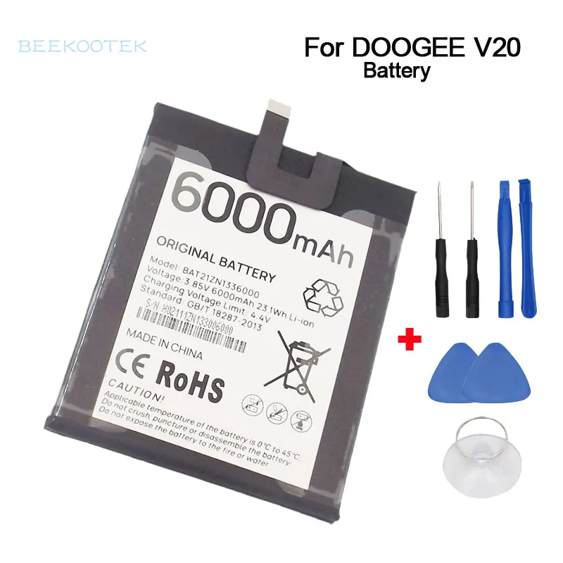 Doogee V20 V20 Pro Batteria Nuovo Originale Interno Costruito Accessori Per La Riparazione Della Batteria Del Telefono Cellulare Per Doogee V20 Pro Sm