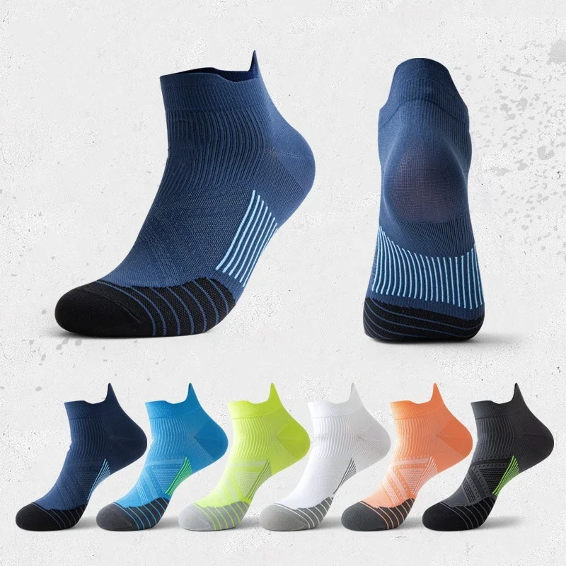 sports socks 4 Pairs/Lot Men Women Unisex Sport Gym Cycling Quick Dry Breathable Anti-sweat Socks