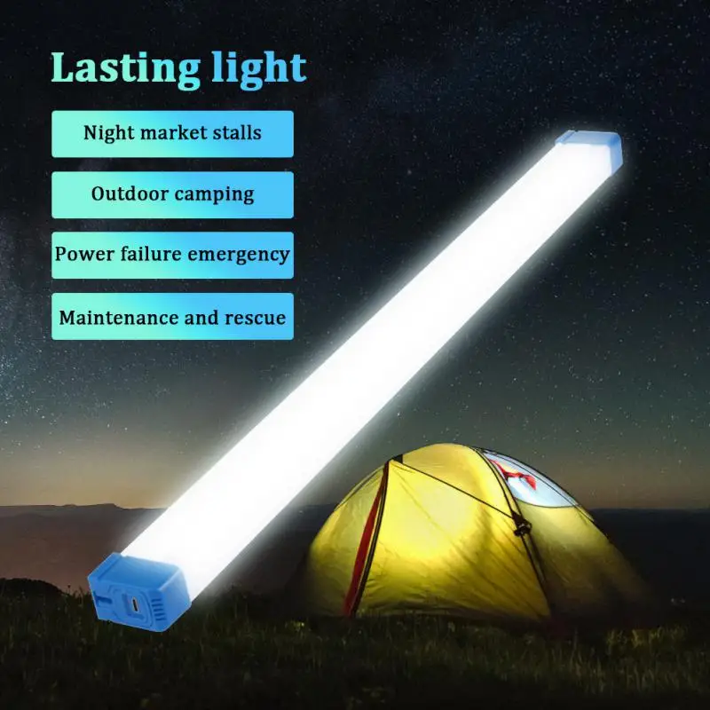 

Long LED Tube Night Light Magnetic 17CM 32CM 52CM USB Rechargeable Emergency Light Outdoor Portable Long Strip Emergency Light