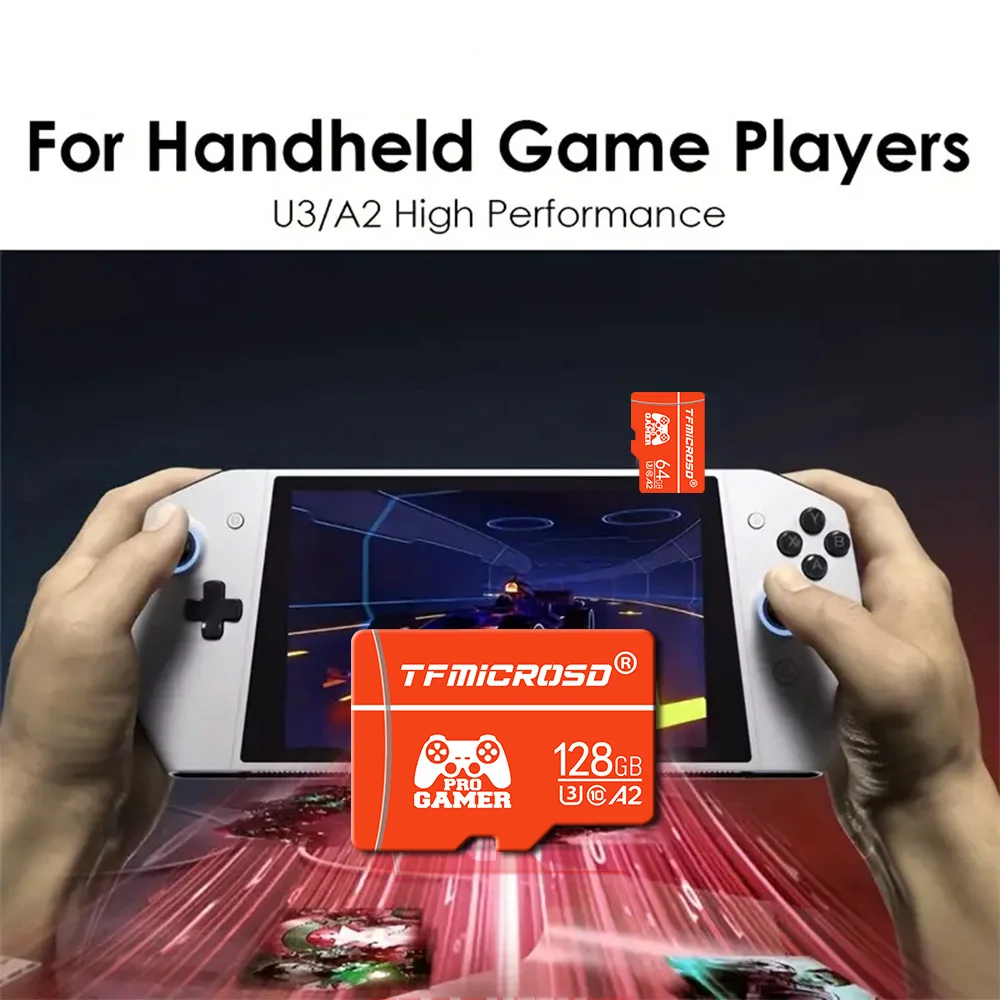 TFMICROSD 카드 닌텐도 스위치용, 128GB 메모리 카드, 256GB 고속 클래스 10 미니 TF 플래시 카드, DIY 게임 컴퓨터 및 카메라용