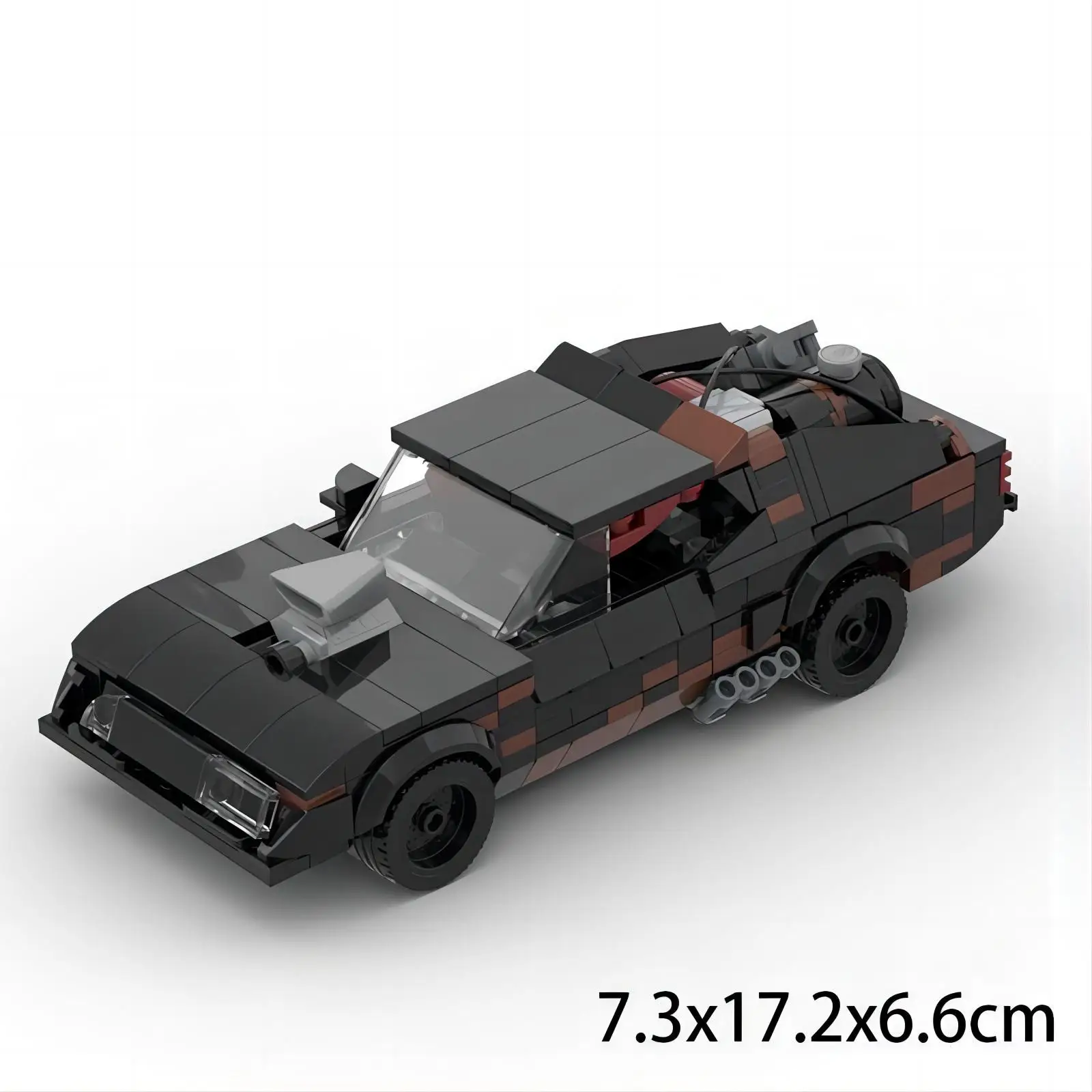 Mad Max Insane Car Model Building Blos Toy for Boys Assembly nce Development Road to Madn Racing Car Playset