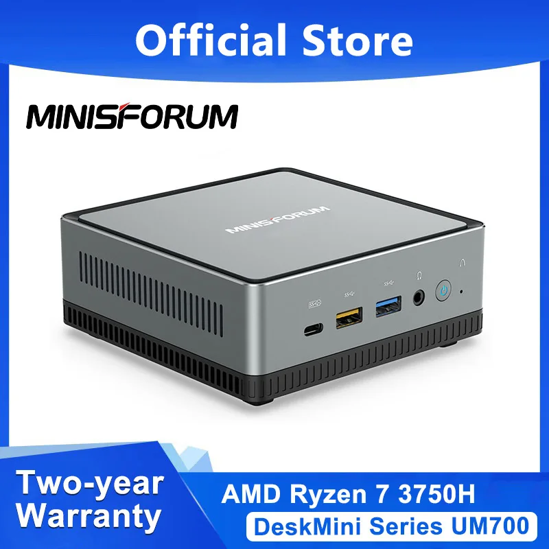 中古良品 DESK MINI FoRum UM700 /Win11/AMD Ryzen7 3750H/爆速