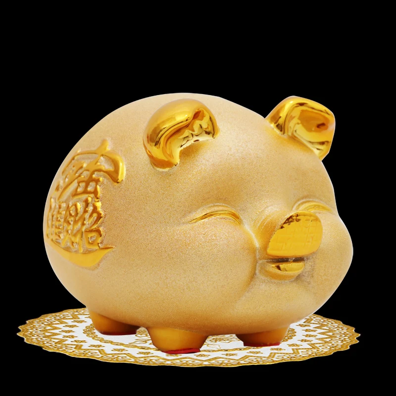 

Gift Safe Piggy To Save Coin Kids Lucky Large Children Anime Pendant Money Box Chinese Style Lovely Hucha Living Room Decoration