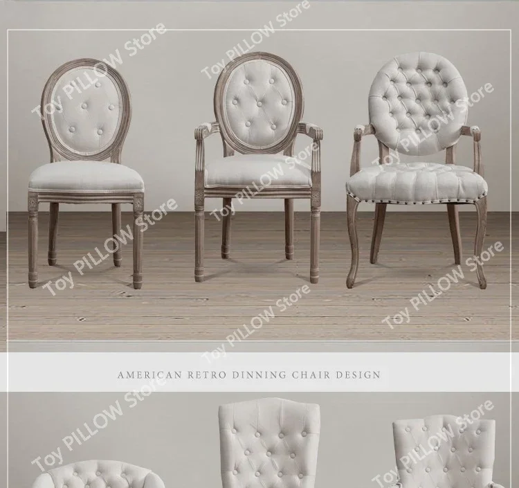 Description Picture 2 of itemNordic Dining Table Chairs Living Room Modern  Chair Industrial Deck-chair Individual Armchair Kitchen Furniture