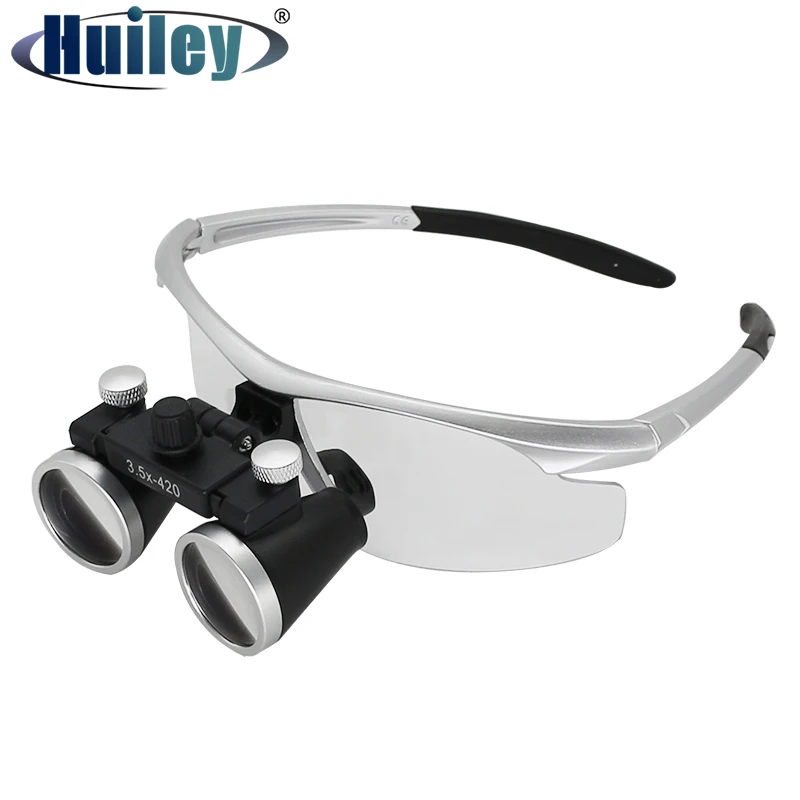 Dentistry Binocular Magnifier magnifying glass 2.5X 3.5X Ultra-lightweight Optical Loupes 320-420mm Magnifying Glass for Dental Surgery
