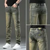 Jeans Mens Denim Pants Slim Fit Retro Stretch 2023 Winter Autumn Trousers for Man Streetwear Moto Biker Jeans High Quality 3