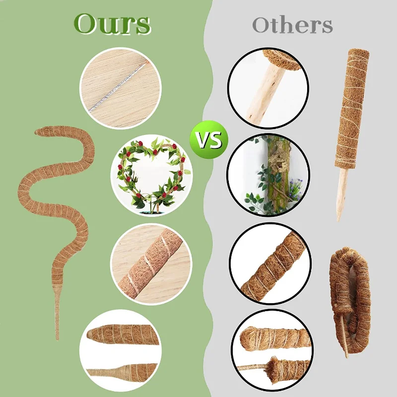 Plant Support Climbing Stakes Bendable Extension for Indoor Green Dill Vine Climbing Plant Garden Access 3