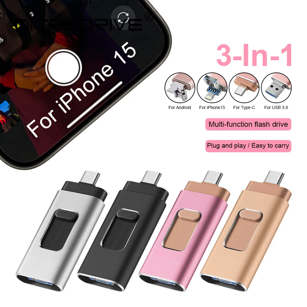 USB 플래시 드라이브 포토스틱, 고속 스틱, 외부 저장 펜 드라이브, 휴대폰, 아이폰, 안드로이드, PC, 사진, 비디오 파일 복사