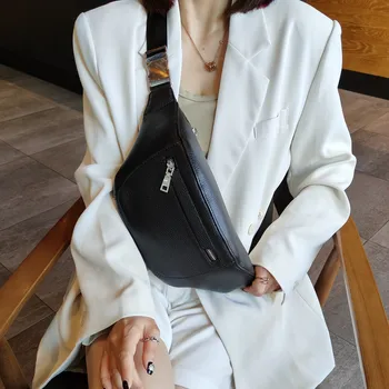 여성용 허리 가방, 패니 팩, 정품 가죽, 여성용 가슴 가방, 다기능 모바일 동전 지갑, 패션 여행 파우치, 신제품