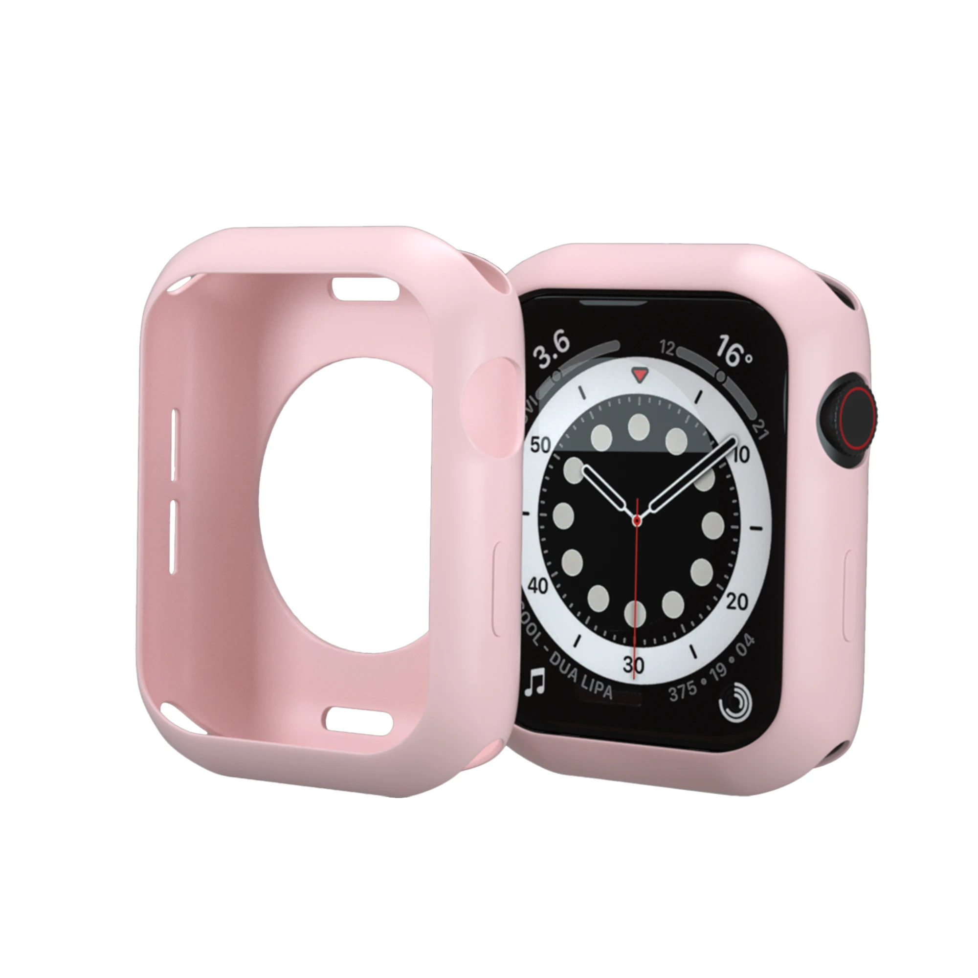 Cover In Silicone Per Apple Watch Case Ultra 49Mm Per Apple Watch 8 7 Se 6 5 4 3 2 Custodie Per Apple Watch 41Mm 45Mm 40Mm Soft Bumper