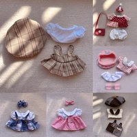 20cm coton poupée vêtements robe poupée vêtements jarretelle jupe poupée vêtements d'hiver belle peluche étoile poupée vêtements poupée accessoires 6