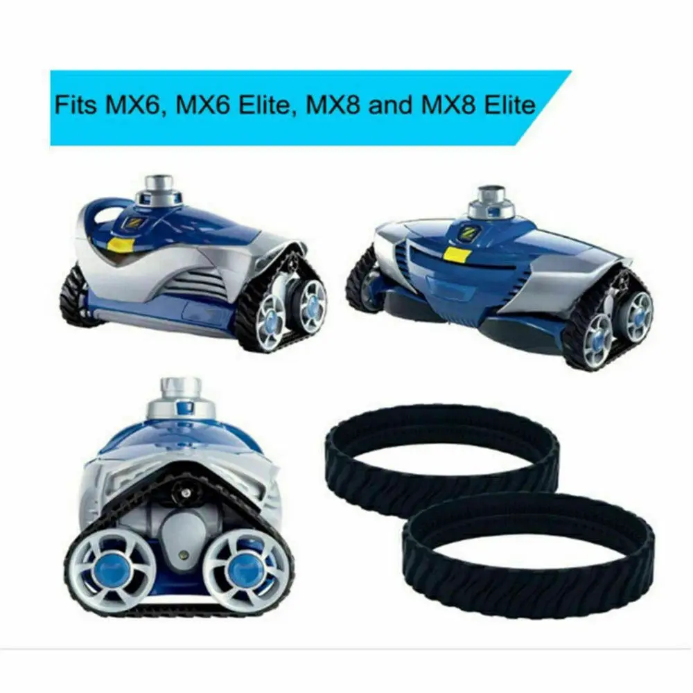 트랙 타이어 수영장 청소기 휠 교체 장비, Zodiac MX8 MX6 Baracuda R0526100 청소 로봇, 1 개, 2 개