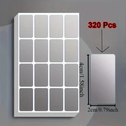 Versatile Removable Waterproof Label Stickers for Home & Office Organization (320 Pcs)