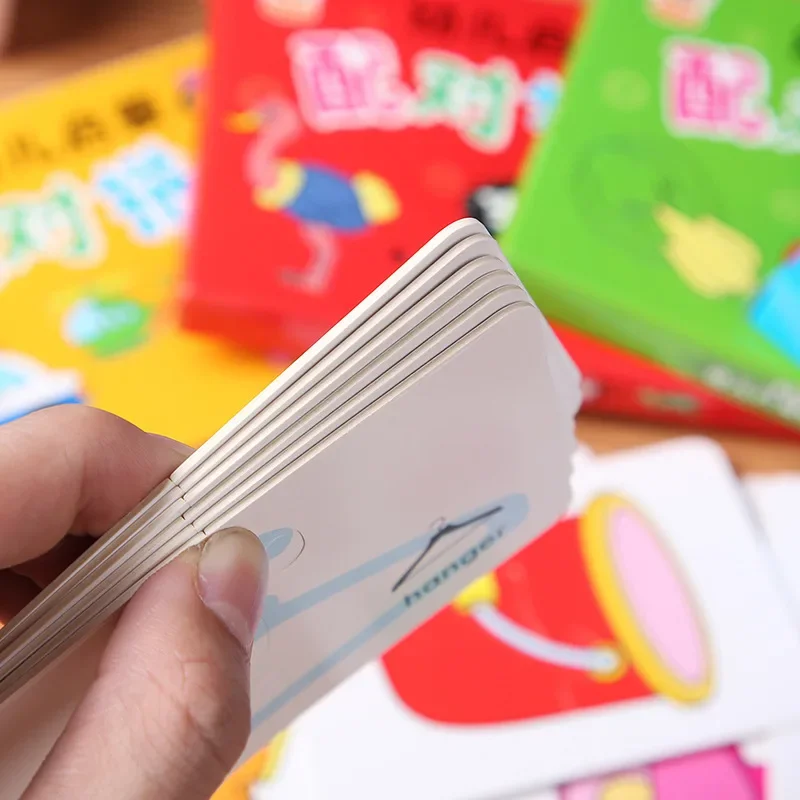 32 Pack Montessori Education Toddler Matching Cards Learning Games for Kids Toys for Kids 2 to 4 Years Old Cartoon Puzzle Baby 5
