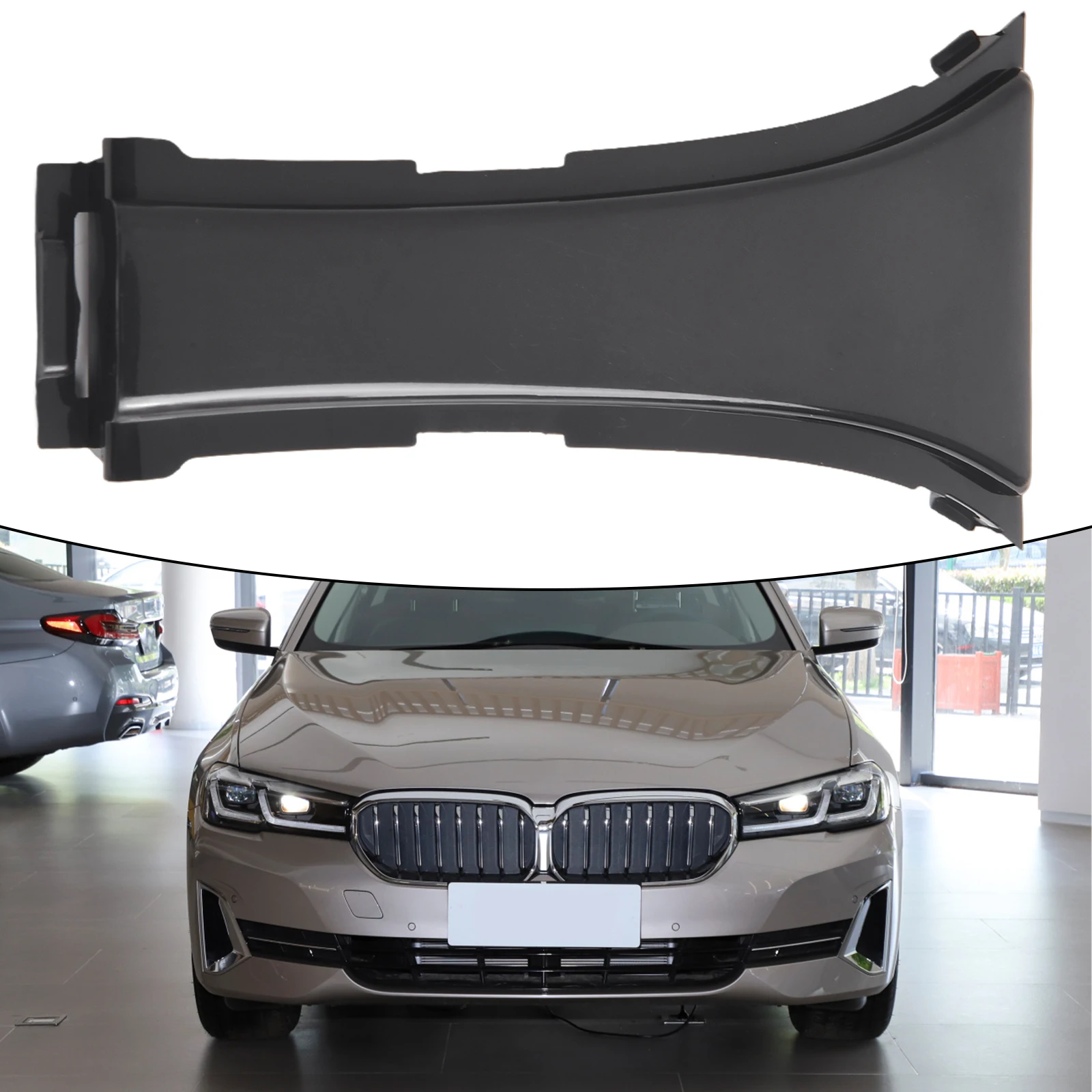 1PC 범퍼 그릴 트림 브래킷 전면 51137349586 BMW 용 고품질-5 시리즈 2016-2018 직접 교체 용