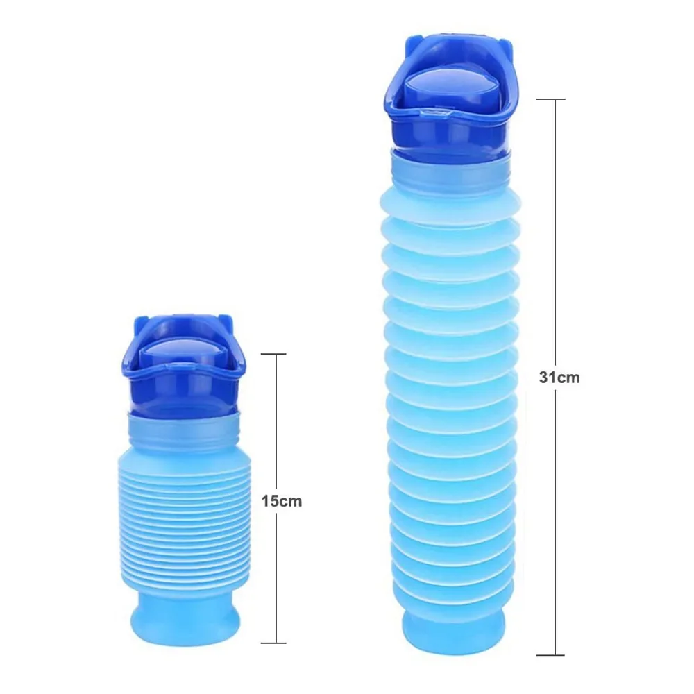 750ml Portable Retractable Urine Bottle Women's and Children's Urinals Outdoor Car Travel Traffic Camping Portable Toilets portable urinal