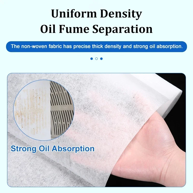Cooker Hood Filter Disposable Kitchen Hood Oil Grease Anti Oil Cotton Non-woven