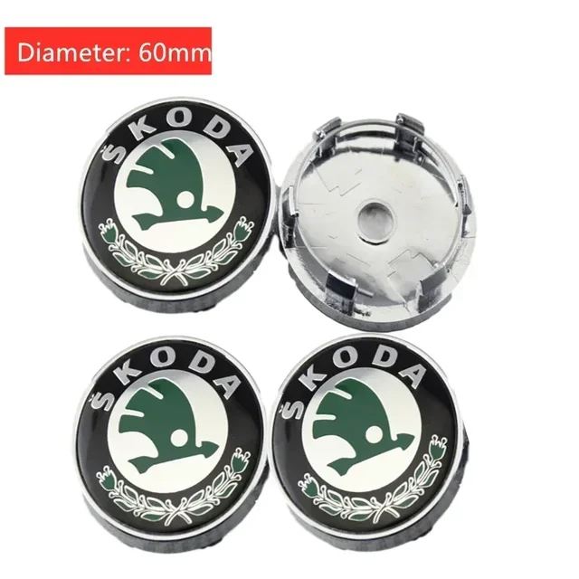 Skoda Wheel Center Caps 2