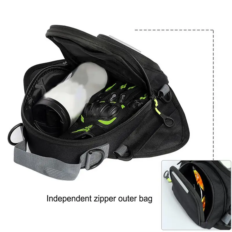 Magnetic Motorcycle Waterproof Bag Motorcycle Tank Bag Navigation Motorcycle Tank Backpack with Transparent Cell Phone Pocket