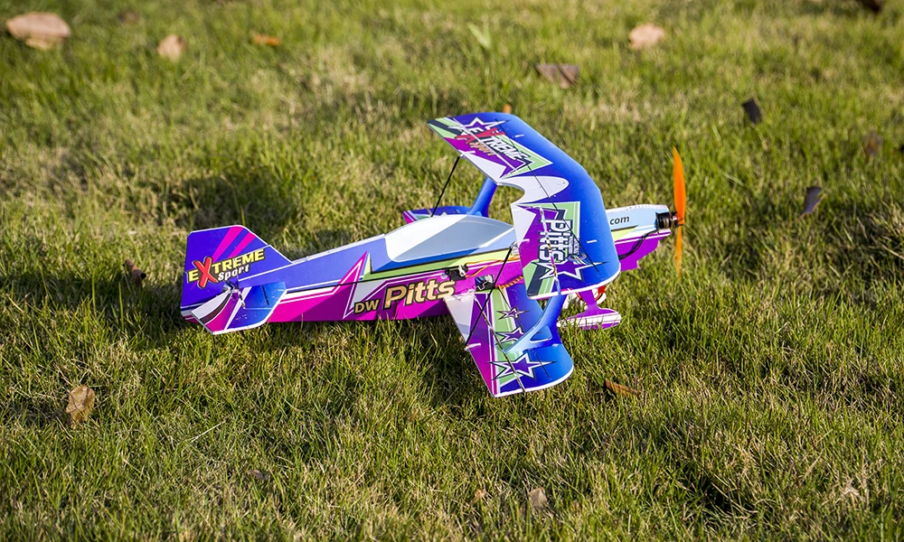 Micro Indoor PP Schaumstoff KIT Sport 3D Doppeldecker 450mm Spannweite Pitts Leichtestes RC Flugzeugmodell RC MODELL HOBBY SPIELZEUG BESTSELLER FLUGZEUG – Detail 10
