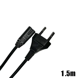 Enhanced Euro Power Cord 3m IEC C7 2 - Pin Figure 8 EU Plug Power Supply Cable (1.5m)