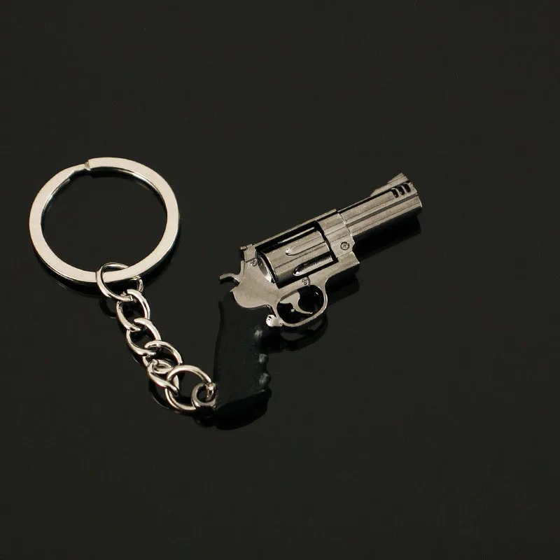 Mini Gun Model Keychain Smith M500 Model Jewelry Weapon