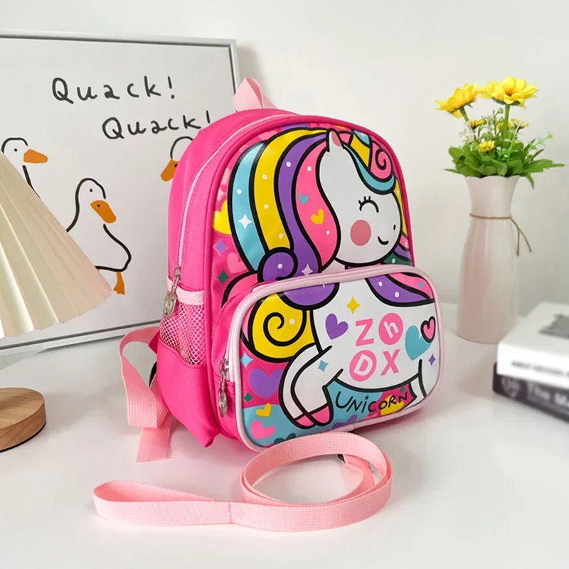 Children Fashion Small Police Car Schoolbag Boys Girls Trend Backpack Kindergarten Snack Backpack 2