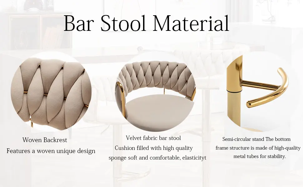 gold bar stools