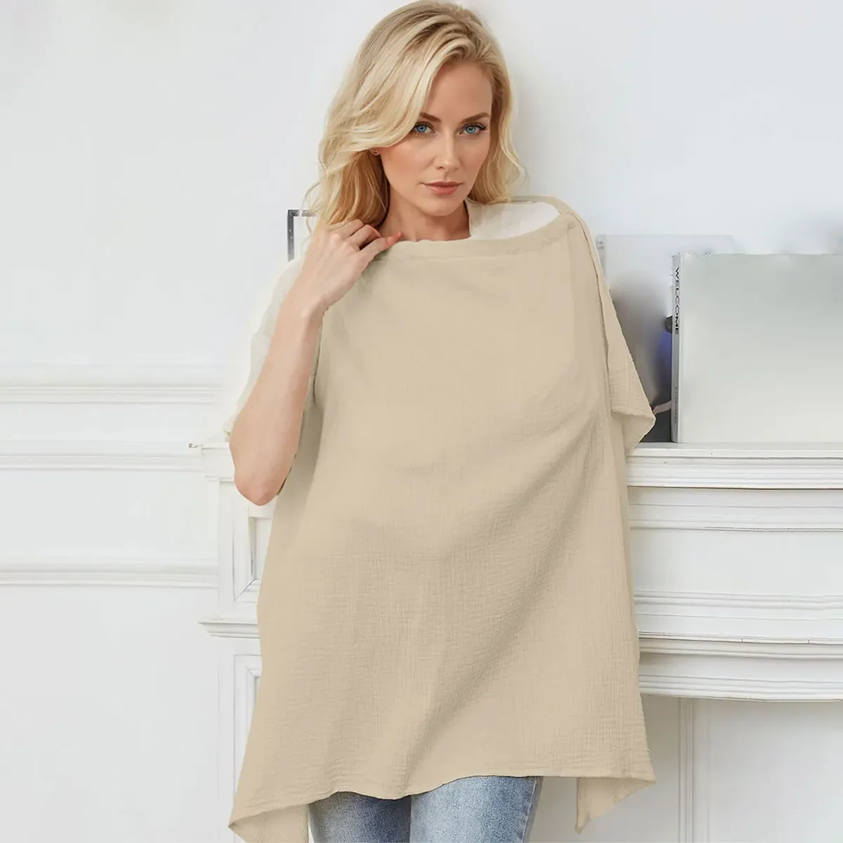 Breastfeeding Cover Breathable Baby Feeding Cloth for Infant Nursing Covers Maternity Breast Feeding Apron Bebes Carseat Cover