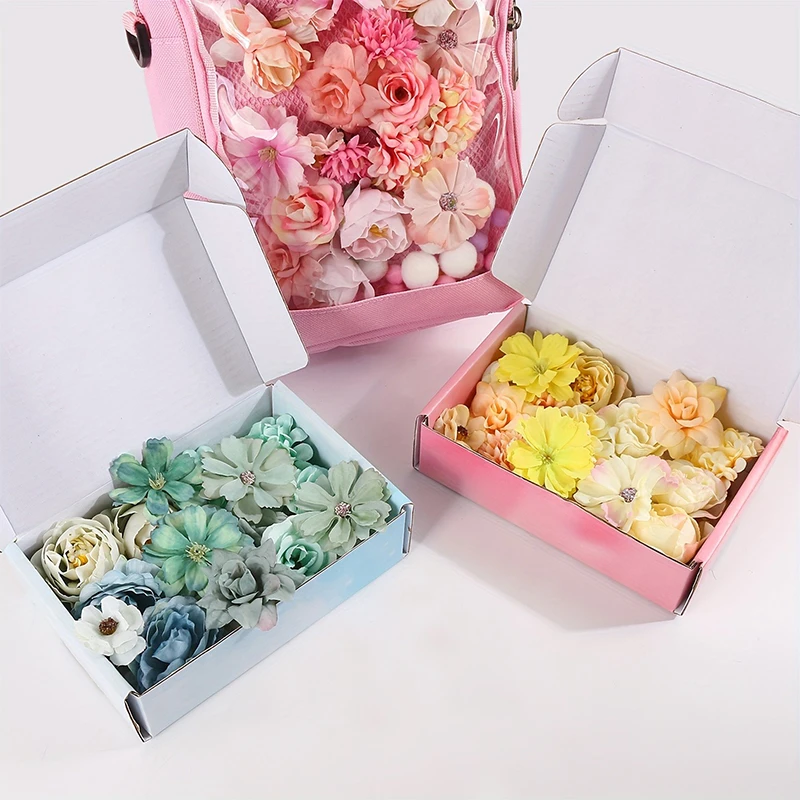 Artificial Flower 20Pcs Multicolor Silk Artificial Daisy Flowers For Valentine's Day Home Decor Wedding Party Wreaths DIY Crafts Wall Accessory