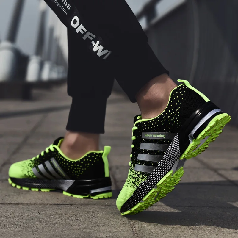

Lovers Running Shoes marathon outdoor lightweight new men's oversized sports shoes Breathable mesh shoes Men's TN casual shoes