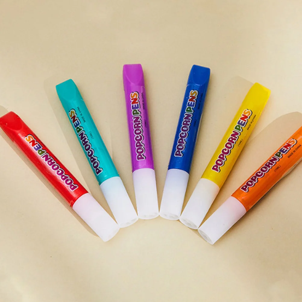 

12 Pcs Bubble Pen Drawing Supply School Marking Puffy Pens Scrapbook Multifunctional Home Office