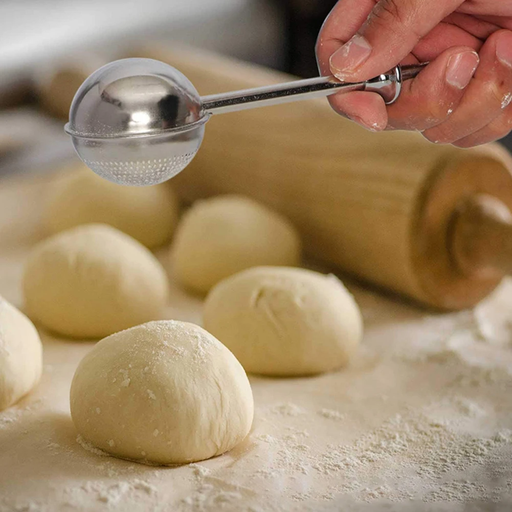 Flour Sieve Sugar Sifter Cocoa Duster Baking Powder Sifter Kitchen Gadgets