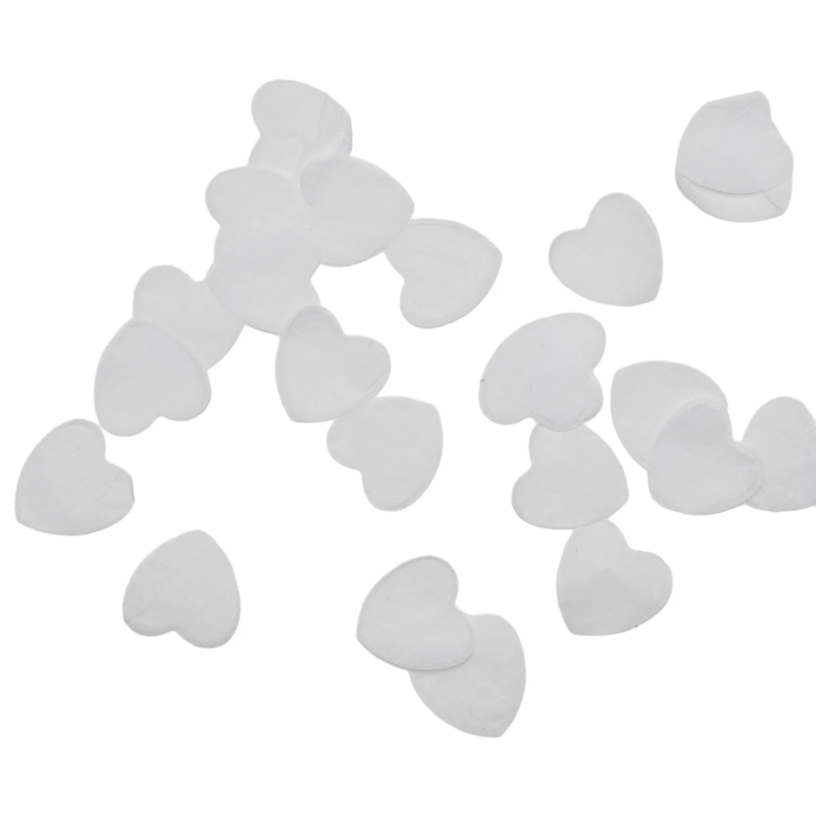10000 Stück Seidenpapier, biologisch abbaubar, weißes Herz, Konfetti, Geburtstagsfeier, Hochzeit – Detail 5
