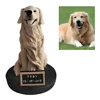 6 in Custom Bobblehead Dog Statue,Golden Retriever Figure,Labrador Dog Sculpture,Maine Coon Cat Handmade Figurine,Memorial Day 1