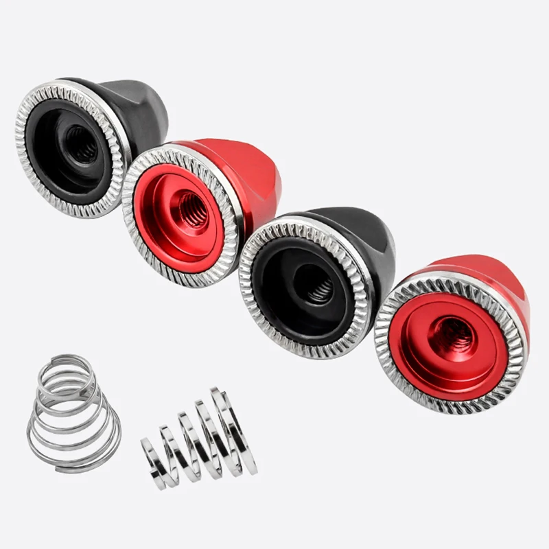 Black M5 Anti-Skid Bicycle Quick Release Nut - Aluminum Alloy, Easy Install For Road & Mountain Bikes - View #7