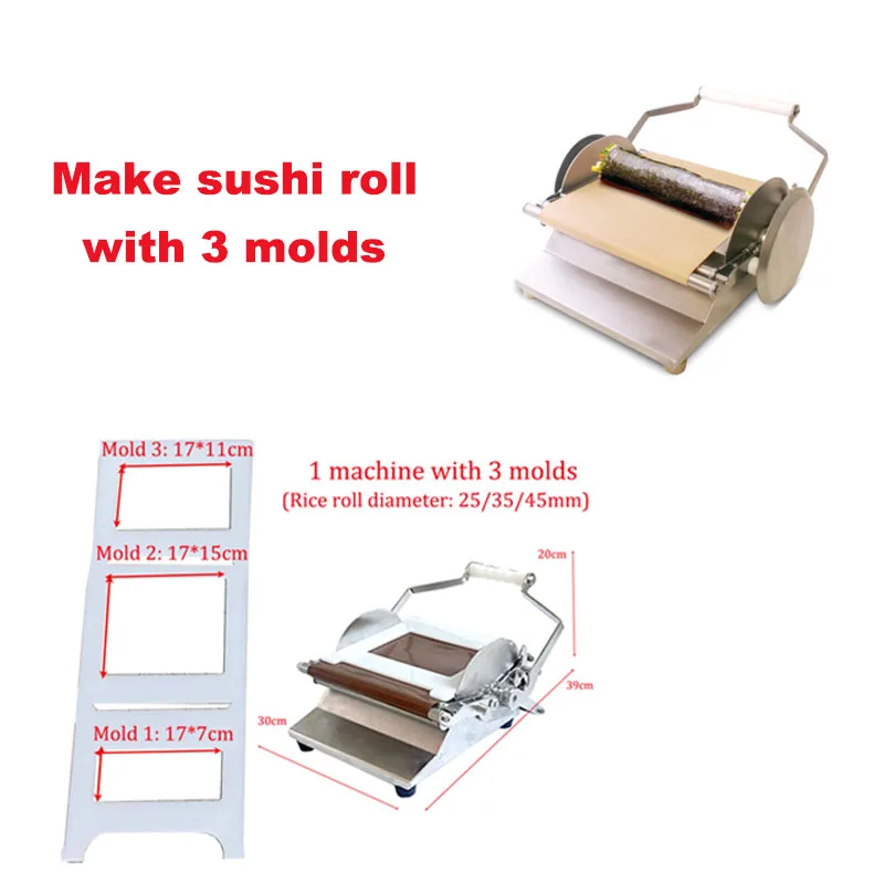 Description Picture 5 of itemTop-Tier Square Sushi Roll Maker: A Must-Have for Sushi Restaurants â€“ Professional Machine for California Rolls