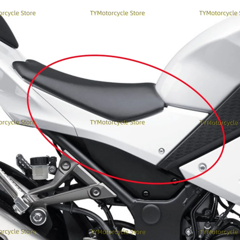 Fuel Tank Side Cover Plate Fairing Under Seat Cushion Fit For Kawasaki Z250 Z300 NINJA250 NINJA300 2013 2014 2015