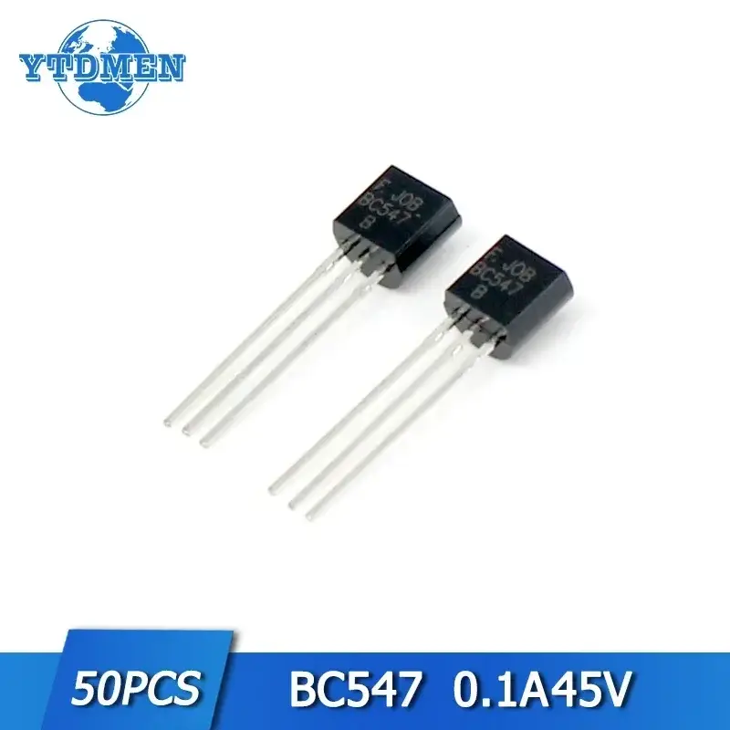 50PCS Transistor BC547 BC557 Each 25pcs BC547B BC557B NPN PNP Triode Transistors DIY Electronic Kit - Image 7