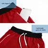 Men's Sports Basketball Shorts for Muscle Fitness Running Training Jogging Capris Breathable Quick Drying Zipper Pants 6