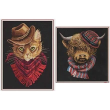  ZZ4458 For Needlework Kit NOT PRINTED Cross stich Painting Set Cross Stitch Kits Cross-stitch Embroidery Set Stitch Kits Cross 