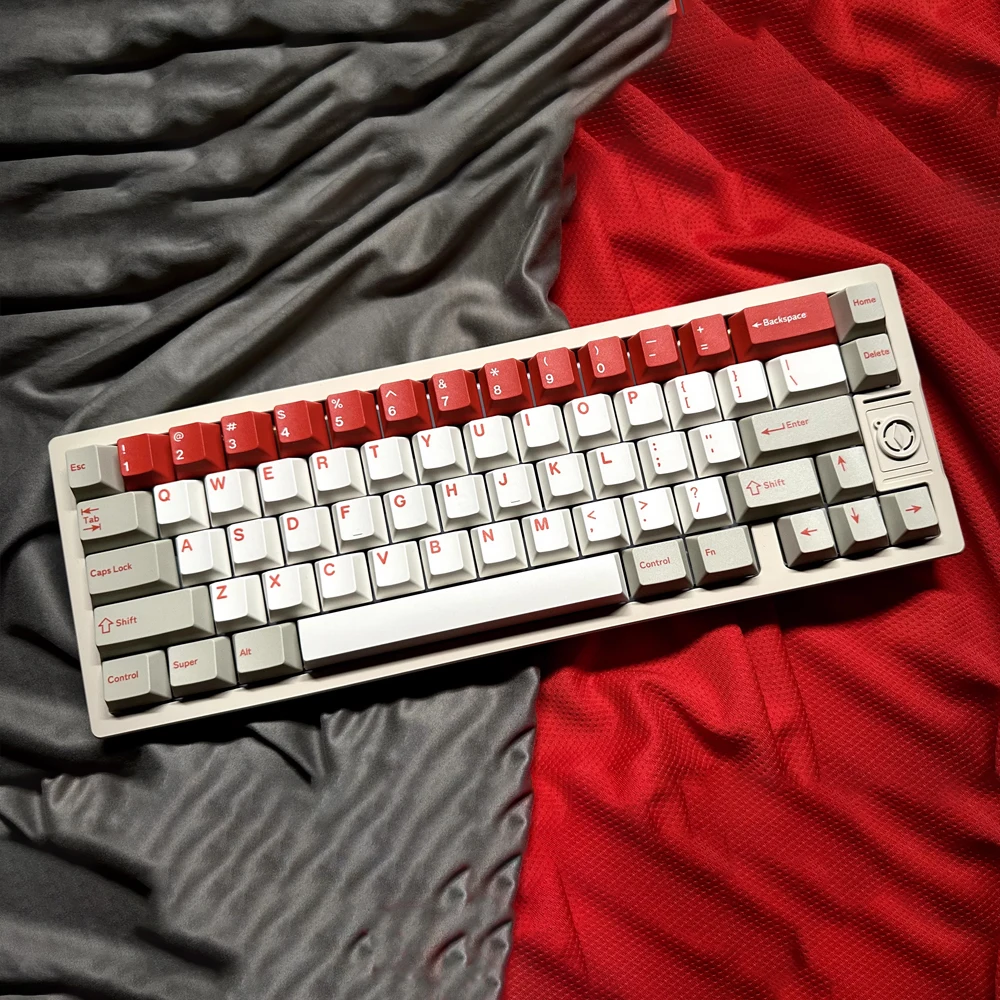 Gmk Red Alert Keycaps Perfil Cereja Pbt Sublimação Dye Interruptor mx Teclado Mecânico 1.25u 1.75u Shift Iso 177 Chaves