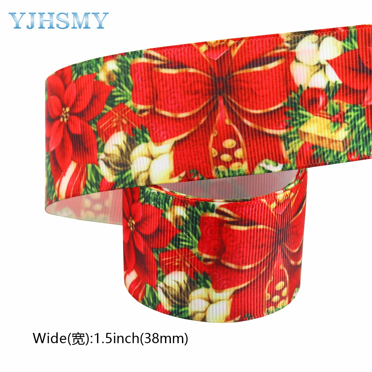 5/8 Inch Wide Christmas Ribbon Grosgrain Ribbon Red Green Gift Ribbon for  Gift Wrapping DIY Hair Bows Crafts Christmas Ornaments - AliExpress
